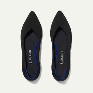 Rothy’s The Point Flat Shoe in Black